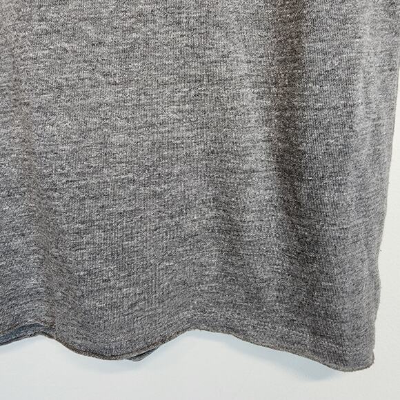 Chaser Whiskey Graphic Shirt Size M Heather Gray Round Neck Raw Hems Lightweight - Picture 5 of 9
